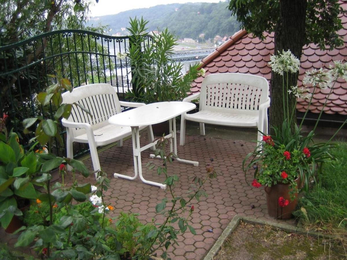 Pension Elbblick Sabine Zuschke Meissen Bagian luar foto